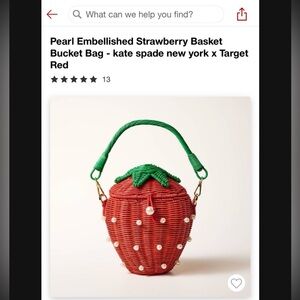 Strawberry purse